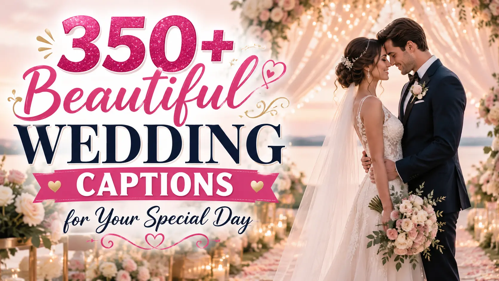Beautiful Wedding Captions for Your Special Day