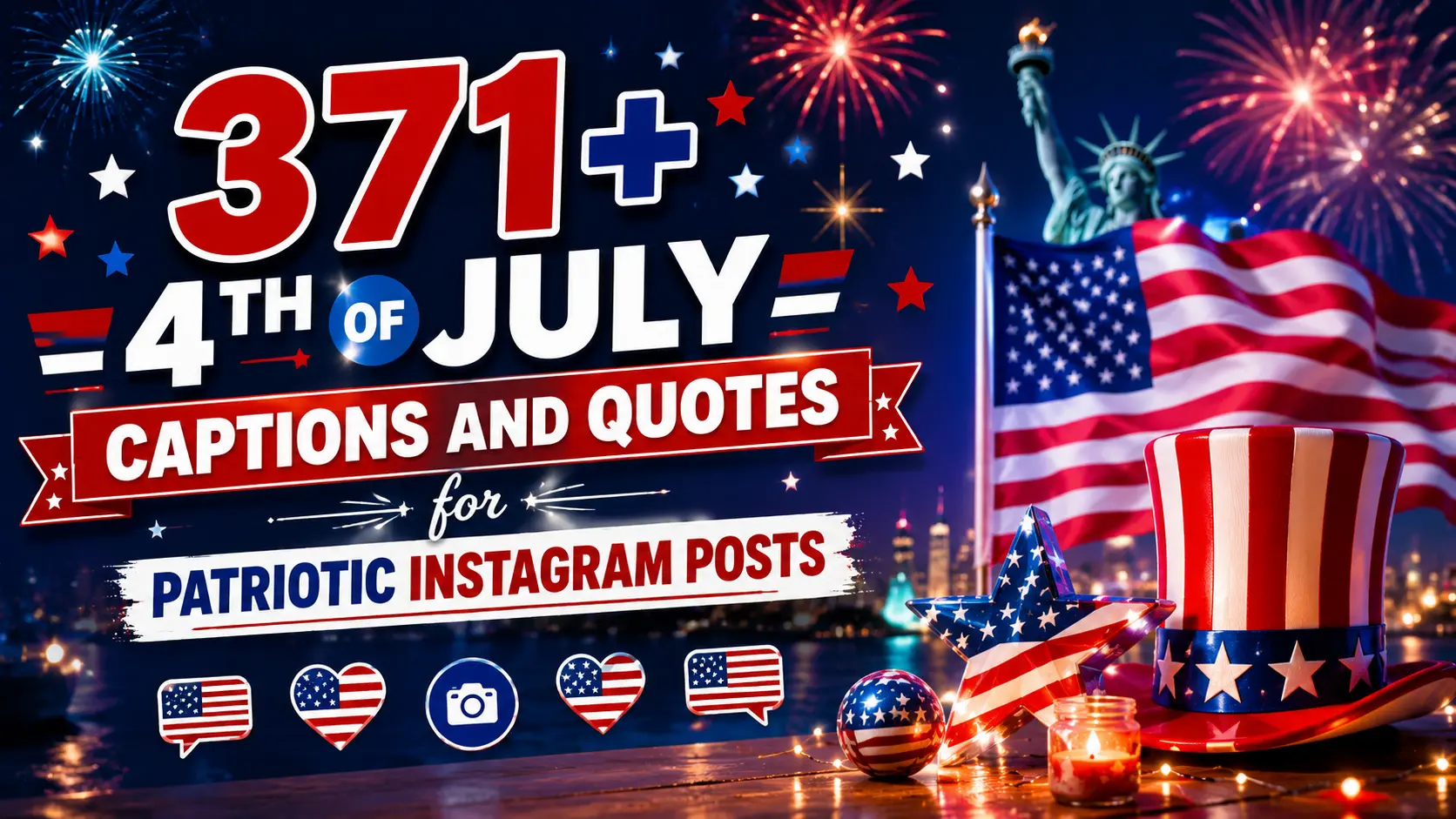 4Th Of July Captions And Quotes for Patriotic Instagram Posts
