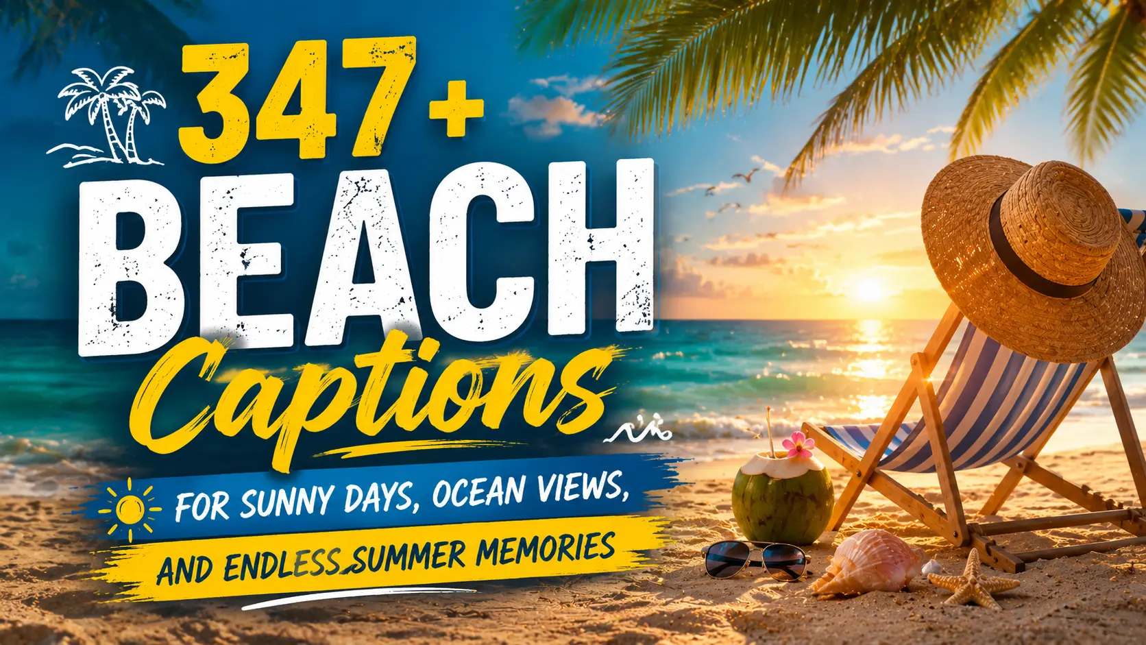 Beach Captions for Sunny Days, Ocean Views, and Endless Summer Memories