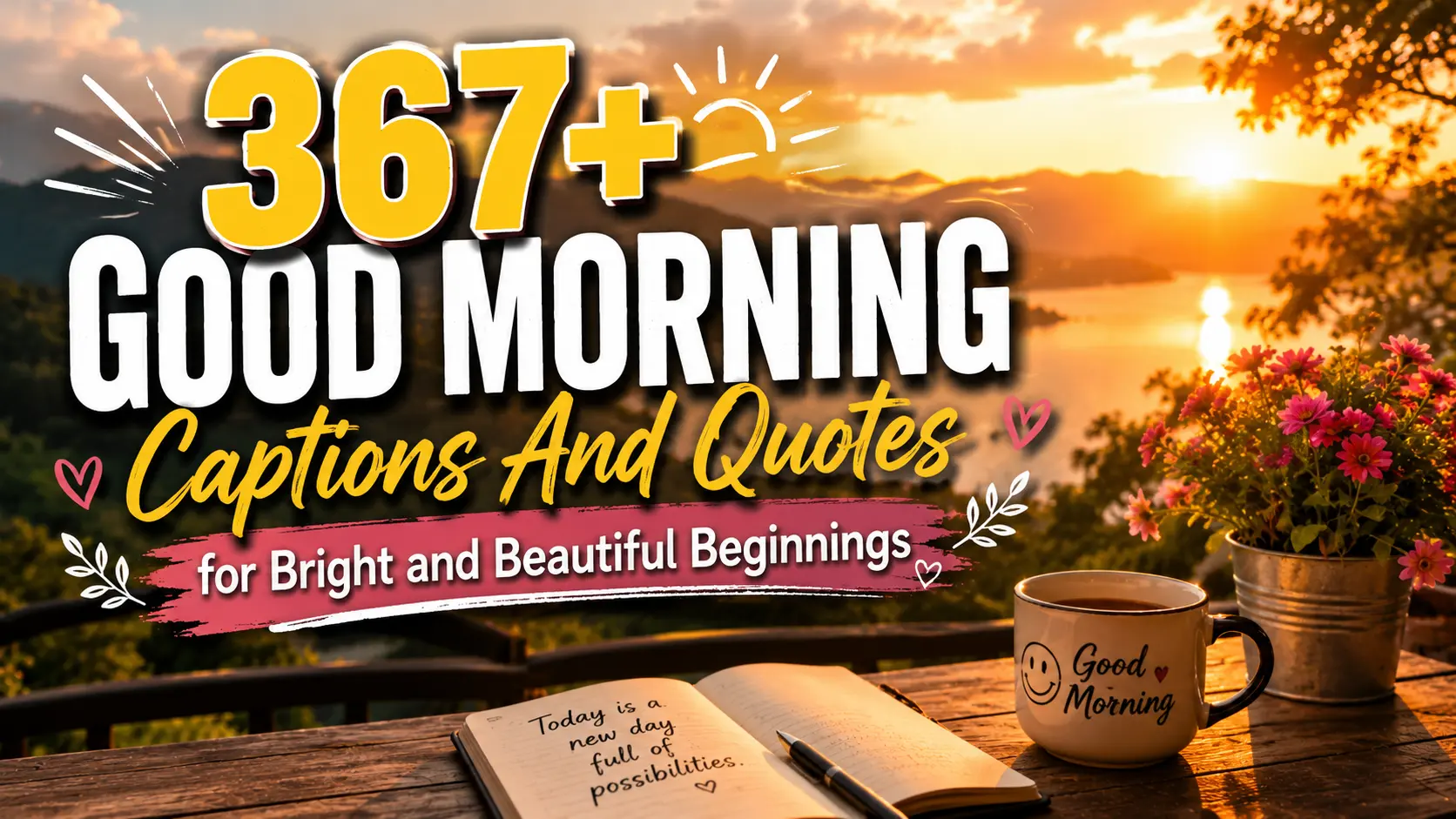Good Morning Captions And Quotes for Bright and Beautiful Beginnings