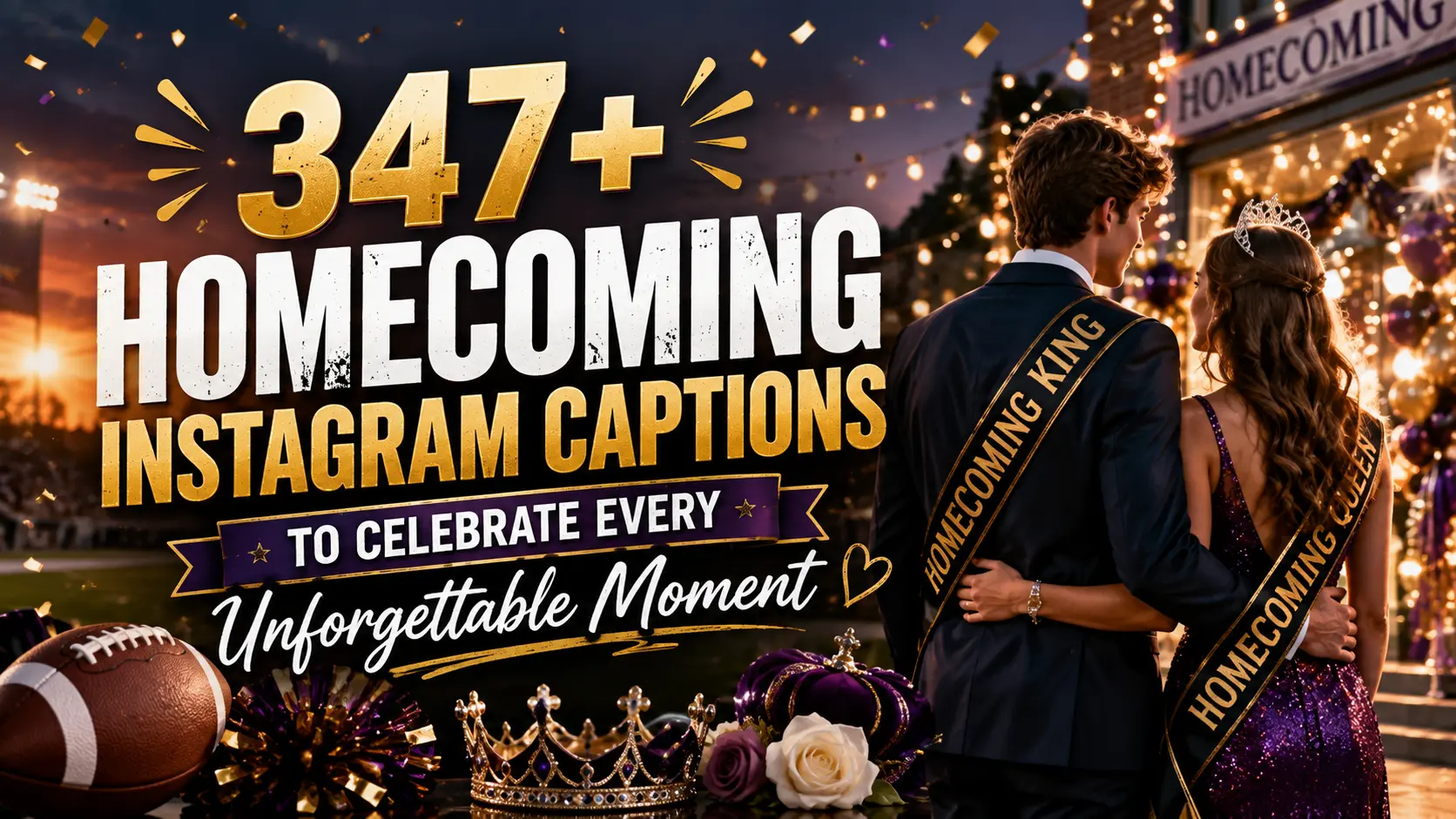 Homecoming Instagram Captions to Celebrate Every Unforgettable Moment